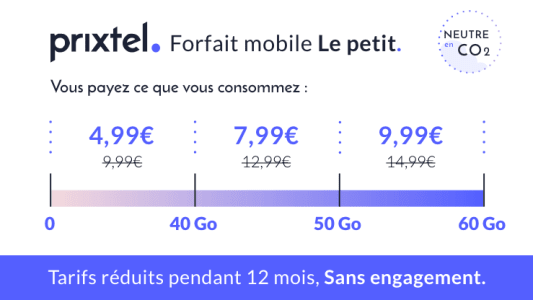 Forfaits Prixtel