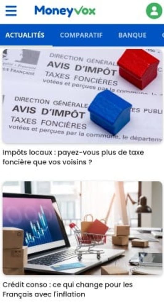 Application MoneyVox - Actus