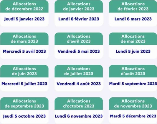 Virement CAF