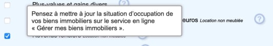 revenus fonciers