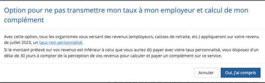 taux individualis�