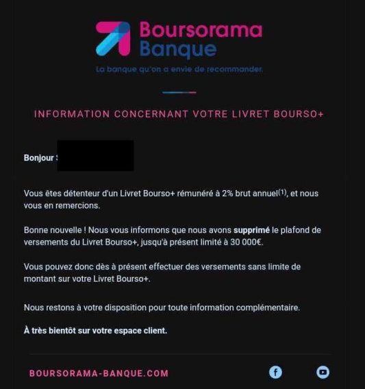 Livret Bourso+
