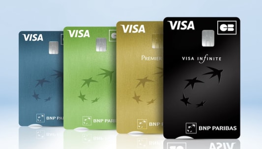 cartes bancaires BNP Paribas