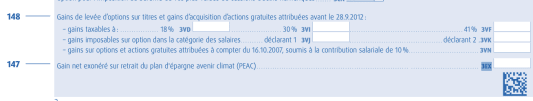 case 3EX dclaration revenus 2025