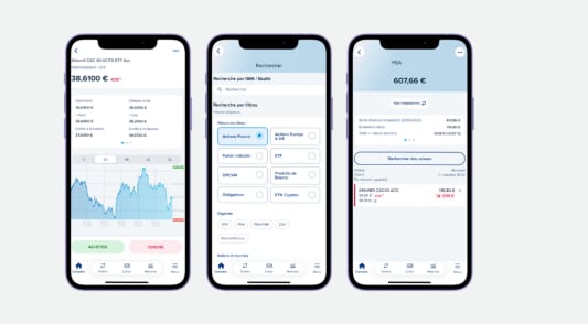 Application Bourse de Boursobank