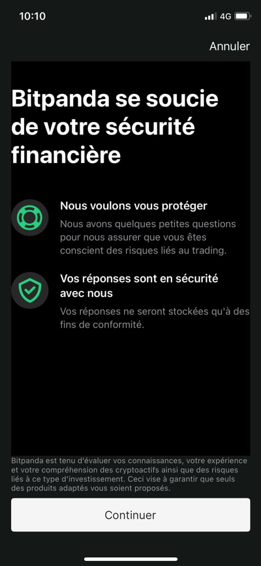 Application Bitpanda