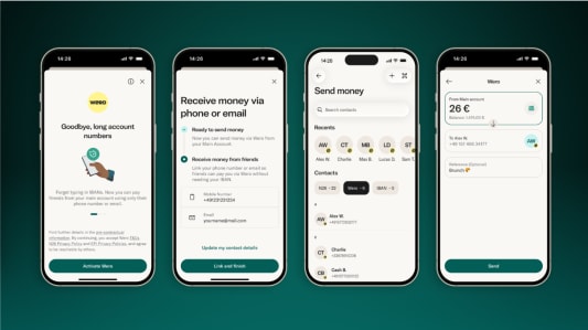 Application mobile pour envoyer de l?argent sans IBAN, via contacts.