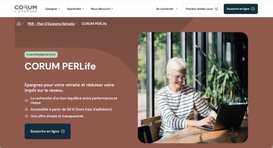 Présentation du PERLife sur le site de Corum