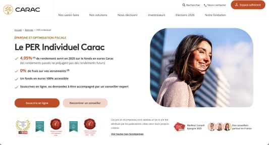 Présentation du PER individuel de CARAC