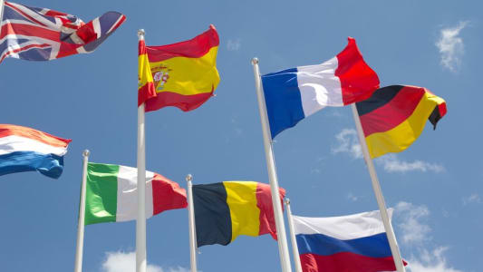 drapeaux europe