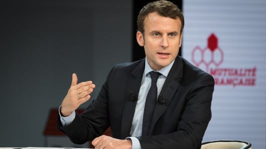 Emmanuel Macron lors de confrence PlacedelaSante.fr le 21 fvrier 2017