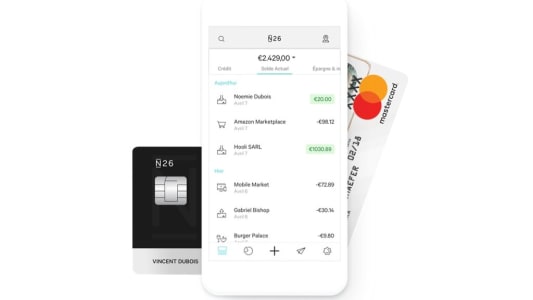 App mobile et carte N26 