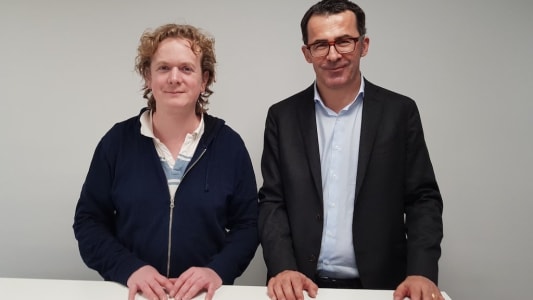 Benot Linart et Nicolas Pelletier, co-fondateurs de Pledg