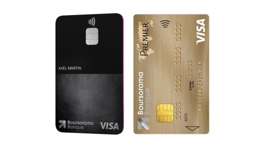 Cartes Visa Ultim et Visa Premier Boursorama