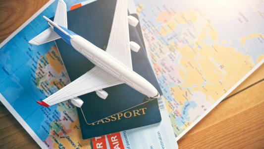 vacances, voyage, avions, tranger