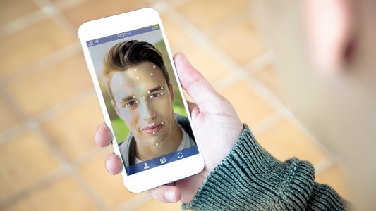 Reconnaissance faciale sur un mobile