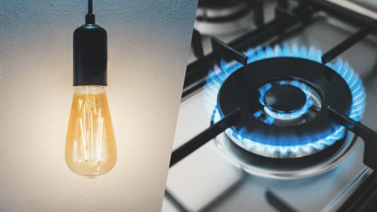 ampoule lectrique et brleur gaz