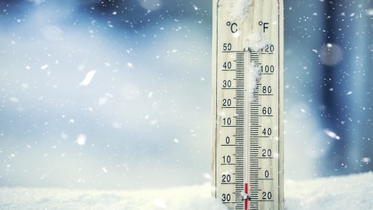 Thermomtre et grand froid