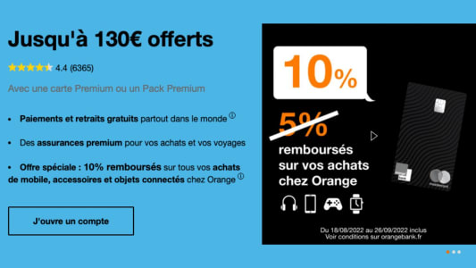 Bon plan Orange Bank