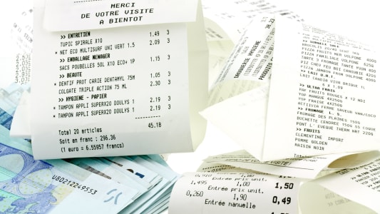ticket de caisse 