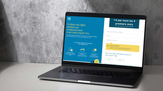 Hello bank pro 1 euro