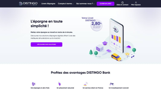 Livret Distingo 2,80%