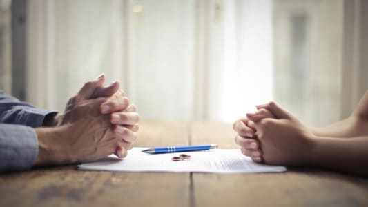 contrat divorce
