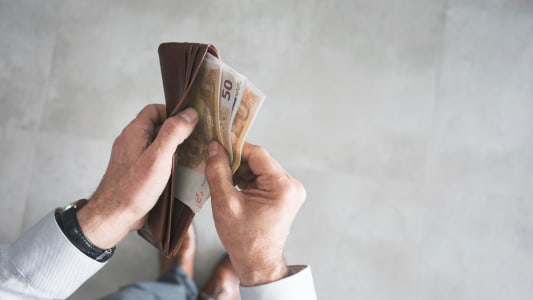 euros portefeuille