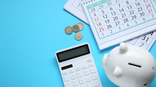 calendrier argent