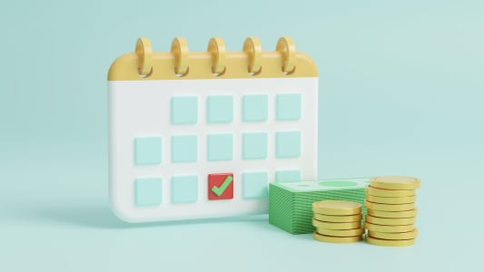 calendrier argent