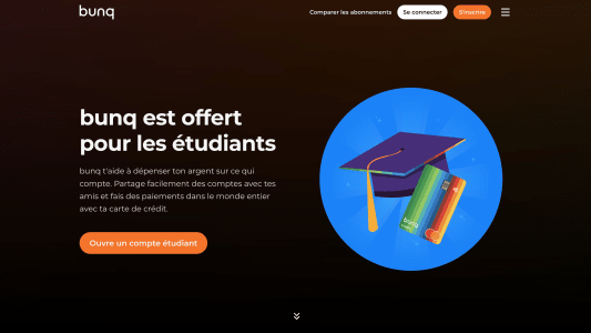 bunq tudiant