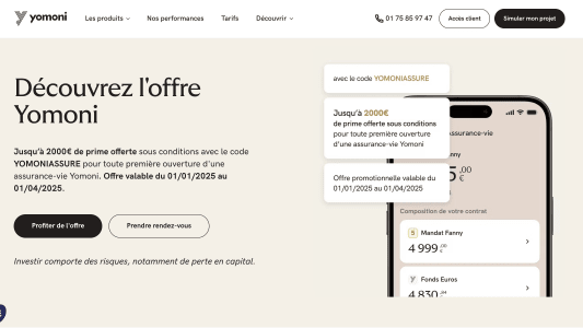 Yomoni 2000 euros