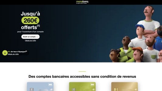 260 euros Monabanq